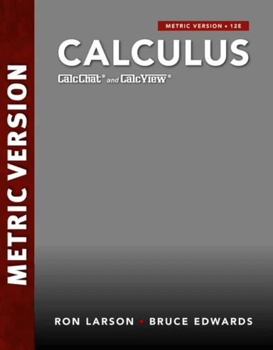 Calculus, International Metric Edition av Ron (The Pennsylvania State University The Behrend College) Larson, Bruce (University of Florida) Edwards