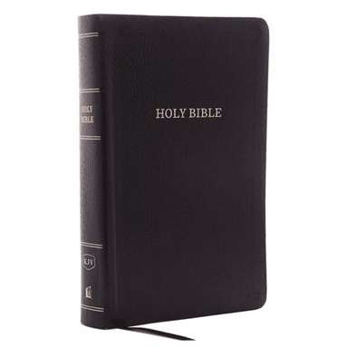 KJV Holy Bible: Personal Size Giant Print with 43,000 Cross References, Black Bonded Leather, Red Le av Thomas Nelson