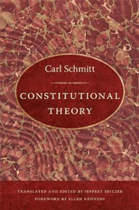 Constitutional Theory av Carl Schmitt