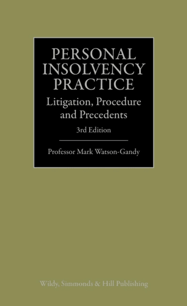 Personal Insolvency Practice av Professor Mark Watson-Gandy