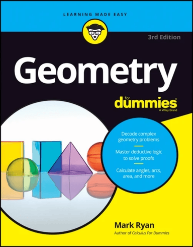 Geometry For Dummies av Mark (The Math Center Winnetka IL) Ryan