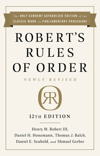 Robert's Rules of Order Newly Revised, 12th edition av Henry Robert III Robert, Daniel Seabold, Daniel Honemann, Henry M. Robert III, Shmuel Gerb