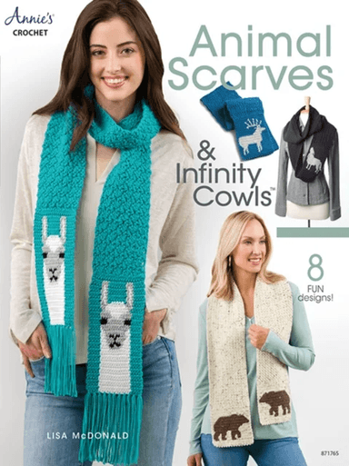 Animal Scarves & Infinity Cowls av Lisa McDonald