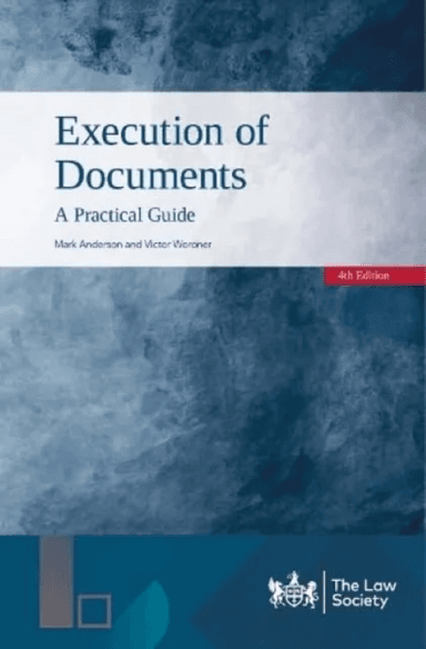 Execution of Documents av Mark Anderson, Victor Woroner