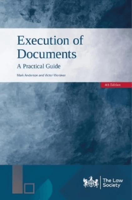 Execution of Documents av Mark Anderson, Victor Woroner
