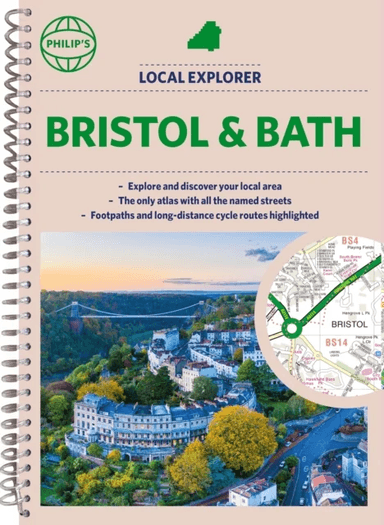 Philip's Local Explorer Street Atlas Bristol and Bath av Philip's Maps