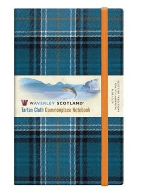 Blue Loch Waverley Tartan Notebook/Journal: Large: 21 x 13cm av Ron Grosset