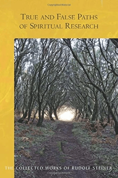 True and False Paths of Spiritual Research av Rudolf Steiner