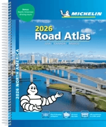 USA Canada Mexico - 2026 Road Atlas (A4-Spiral) av Michelin