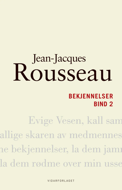 Bekjennelser av Jean-Jacques Rousseau